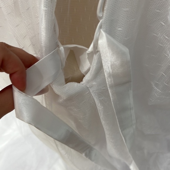 NEW White Sweetheart Lace Up Dress - Picture 15 of 17